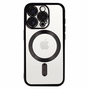 Metallic Magsafe Case for Iphone 15 Pro Max Black