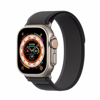 DUX DUCIS siksniņa YJ neilona Apple Watch 42 / 44 / 45 / 49 mm melna pelēka