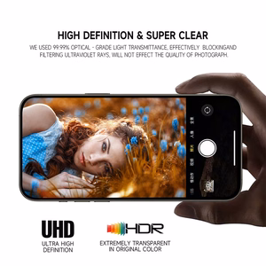 Rūdītais aizsargstikls Tel Protect 3D kameras lēcas aizsardzībai Iphone 14 Pro/14 Pro Max violeta (3 lēcas)