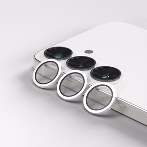 Etteri kameras objektīva aizsargs Samsung S26 Plus sudrabains