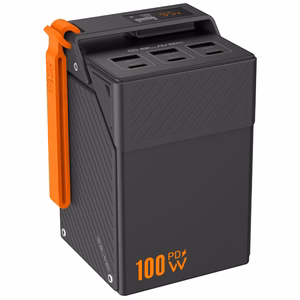 Blavec BJ-50 Tytan ārējais akumulators, 50 000 mAh, 100 W, 3× USB-C + 3× USB-A (PBBJ50C), melns