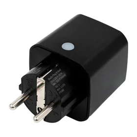 Shelly Plug PM Gen3 Matter 13A viedā kontaktligzda, melna