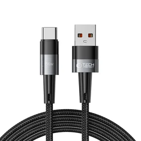 Tech-Protect UltraBoost USB-C / USB-C 66W 6A 2m kabelis - pelēks