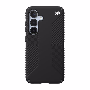 Speck Presidio2 Grip Magnet vāciņš ierīcei Samsung Galaxy S25 / S24, melns / slānekļa pelēks