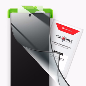 Forcell Elastīgs Nano Stikls 5D iPhone 17/17 Pro melns