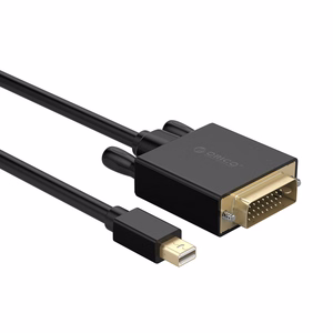 Orico XD-MDTD Mini DisplayPort–DVI, Full HD 60 Hz kabelis, 3 m – melns