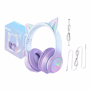 ONIKUMA B90 spēļu austiņas (zilas/violetas)