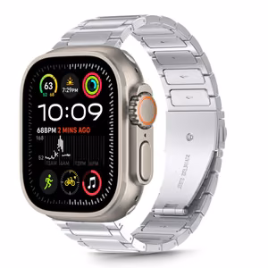 Siksniņa TECH-PROTECT STAINLESS CLASSIC APPLE WATCH 6 / 7 / 8 / 9 / 10 / SE / ULTRA 1 / 2 (44 / 45 / 46 / 49 MM) sudraba