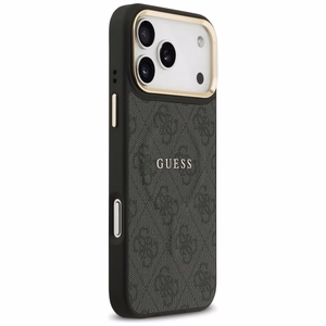 GUESS viedtālruņa apvalks (m) IPHONE 17 Pro Max ar MagSafe saderīgs PU 4G W/ Classic - melns