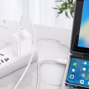 Kabelis USB C uz USB C Hoco 3A 60W 1 m X96 balts