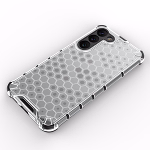Honeycomb viedtālruņa apvalks Samsung Galaxy S23+ bruņots hibrīda pārsegs melns