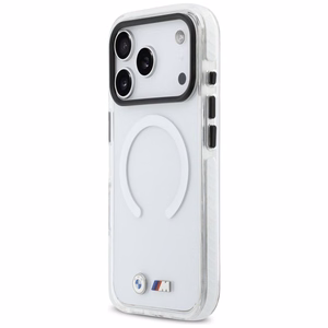 BMW M IML Shockproof Metal Logos MagSafe чехол для iPhone 17 Pro прозрачный