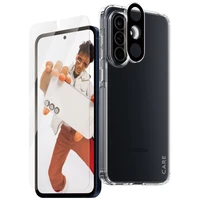 CARE by PanzerGlass Flagship 3in1 apvalks, stikls un lēcas aizsargs Samsung Galaxy A56 5G - caurspīdīgs