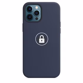 Phone Maciņš "Silicone Maciņš v2" priekš iPhone 12 Pro Max / Deep Navy / in package