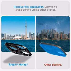 Spigen Optik.tR защита камеры для iPhone 14 Pro / Pro Max / 15 Pro / Pro Max / 16 Pro / Pro Max - чёрный 2 шт.