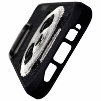 Nimmy Lielās acis mājdzīvnieks 2.0 Pandas viedtālruņa apvalks iPhone 16 Pro - melns