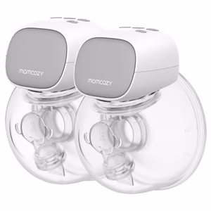 Momcozy S9 Pro – носимый молокоотсос, двойной комплект, 180 мл, серый