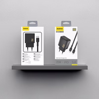 Dudao A27CEU PD 25W GaN SB-C Wall Lādētājs with USB-C Kabelis - Melns
