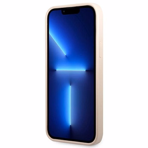 Guess 4G Triangle Logo Cardslot viedtālruņa apvalks iPhone 13 Pro Max - rozā