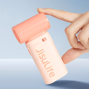 Jisulife Life9 3600 mAh pārnēsājams rokas mini USB ventilators-pūtējs, rozā