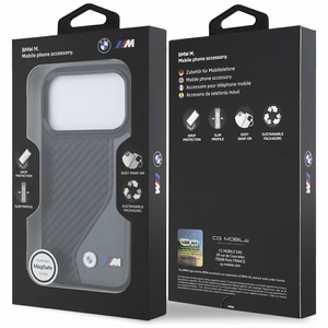 BMW M Carbon Logo MagSafe чехол для iPhone 17 Pro - графитовый