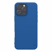 Nillkin Super Frosted Shield Pro Magnētiskais viedtālruņa apvalks iPhone 16 Pro zils