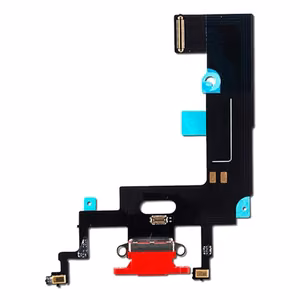 Flex priekš iPhone XR priekš charging connector ar microphone Sarkans original (used Grade A)