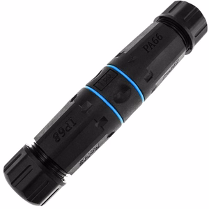 Techly IWP-MD C6-IP68T kabeļa adapteris RJ-45 melns