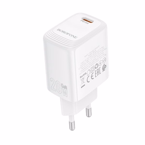 Borofone Сетевое зарядное устройство BN26 Fuente - Type C - PD 20W белый