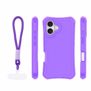 Safepop maciņš ar siksniņu priekš iPhone 16 6,1" violets