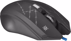 Defender Forced GM-020L vadu optiskā spēļu pele, USB Type-A, 3200 DPI
