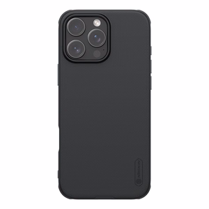 Nillkin Super Frosted Shield Pro vāciņš iPhone 16 Pro Max - melns