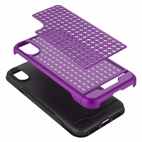 Zizo Star Diamond Hybrid Cover iPhone X (violets/melns)