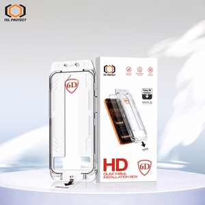 Tel Protect Dust-Free Easy Fit Full Glue 6D Tempered Glass for Samsung Galaxy S25 Ultra black (with fingerprint unlock)
