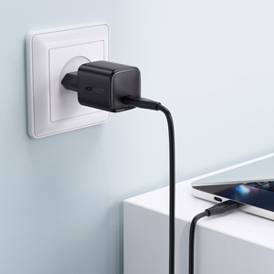 Acefast A119 GaN PD 45W USB-C Tīkla lādētājs - melns