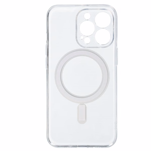 TEL PROTECT MagSilicone viedtālruņa apvalks Iphone 13 Pro caurspīdīgs