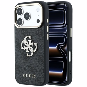 Maciņš IPHONE 18 Pro /17 Pro (Big Strass Logo 4G) (krāsa: brūna)