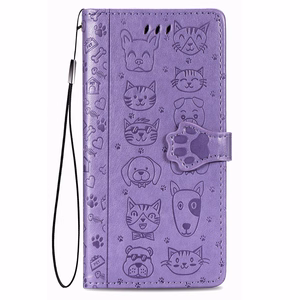 Case Cat-Dog Samsung A546 A54 5G purple