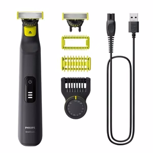 Philips OneBlade Pro 360 QP6542/15 – sejas un ķermeņa skuveklis mitrai un sausai lietošanai, darbības laiks 90 min., litija jonu, melns