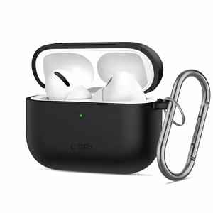 Tech-Protect Силиконовый Hook Чехол для AirPods Pro 3 - чёрный
