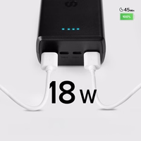 Portatīvais lādētājs SBS TTBB30000PD20K 30000 mAh 2 x USB-C 2 x USB-A - melna