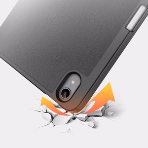 DUX DUCIS salokāms DOMO vāciņš ar zīmuļa turētāju iPad mini 7/6 melns