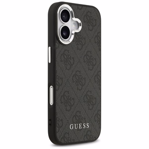 Guess 4G Classic Logo MagSafe maciņš iPhone 17, melns