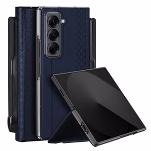 DUX DUCIS viedtālruņa apvalks BRIL ar pildspalvas turētāju SAMSUNG Z Fold SE/W25 zils