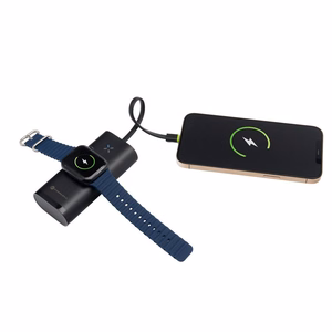 Portatīvais lādētājs Forcell F-Energy F10K4 PD QC3.0 3A 22,5W 10000 mAh su Apple Watch saderīgs melns