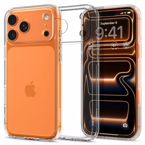 Spigen Ultra Hybrid viedtālruņa apvalks iPhone 17 Pro - Caurspīdīgs