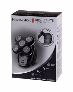 Remington Ultimate Series RX5 XR1500 – аккумуляторная электробритва для головы с 5 головками, чёрная