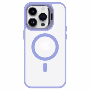 Tel Protect Magnētiskais viedtālruņa apvalks ar statīvu Iphone 14 Pro gaiši violeta