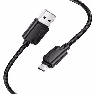 Kabelis USB A uz Micro USB Hoco 2,4A 1 m X113 melns