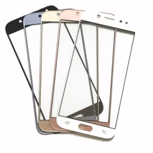 Outer Screen Glass Saderīgs ar Samsung J530 J5 2017 Sudrabs / Zils HQ